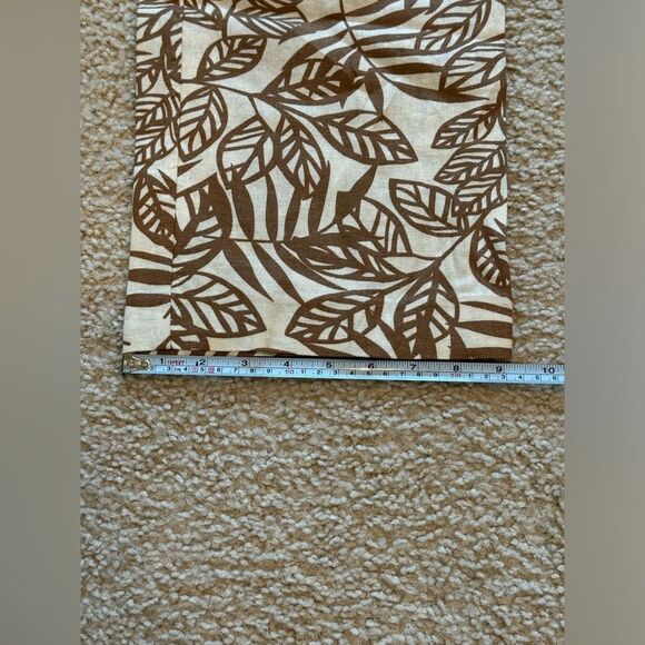 NWOT House of Harlow 1960 Linen Brown/Cream Halter Top & Wide Leg Pants Set Sz 4 - Picture 10 of 16